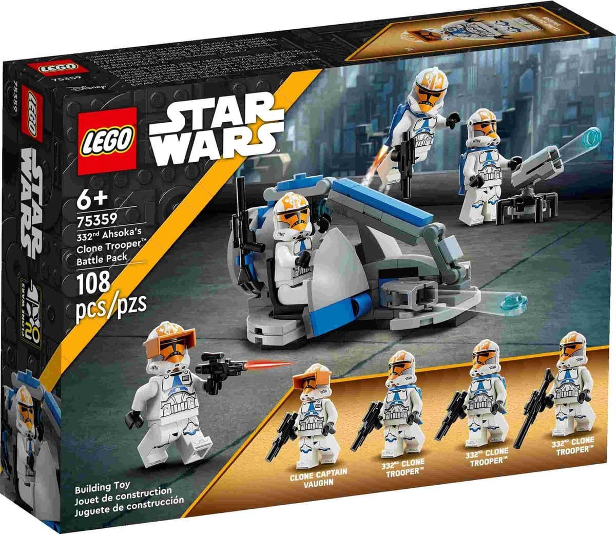 LEGO Star Wars 332nd Ahsoka's Clone Trooper Battle Pack - 75359 — afbeelding 1