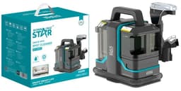 Hennova Tapijtreiniger - Vlekkenreiniger - Meubelreiniger - 240V - Krachtige zuigkracht 11000 PA - Compact en multifunctioneel - 450W - Zwart - 31 x 17 x 35 cm — thumbnail 1