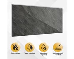 60x120cm PVC wandpaneel - Marmer plaat - Badkamer paneel - Marmerlook - Renovatiepaneel - Paneel - TV paneel - Televisie paneel - Douchewand - Douchepaneel - Keukenpaneel - Keukenwand - 4 Stuks - Grijs