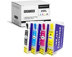 Lege navulbare inktcartridge vervanging voor 29XL inkt - Compatibel met XP-235, XP-245, XP-247, XP-255, XP-332, XP-335, XP-342, XP-345, XP-355, XP-352, XP-430, XP-432, XP-435, XP-442, XP-445, XP-452