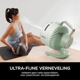 Krachtige Draadloze Misting Ventilator voor Binnen en Buiten - Compact, Stil en Duurzaam — thumbnail 5