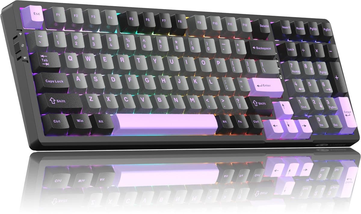 MageGee Light100 - Mechanisch Gaming Toetsenbord - Gaming Keyboard - Draadloos - RGB — afbeelding 1