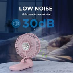 Mini Draagbare Ventilator - USB Oplaadbaar, 4 Snelheden, Heel Stil en Opvouwbaar voor Thuis, Kantoor en Reizen — thumbnail 1