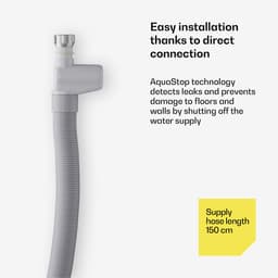 Klarstein Vaatwasser Velaire 45 cm - vrijstaand, 10 couverts, 9 programma's, stil 42 dB, energieklasse B, AquaStop, kinderslot, compact ontwerp - Vaatwasmachine - voor Keuken - Energiezuinig - Dishwasher - Afwasmachine — thumbnail 3