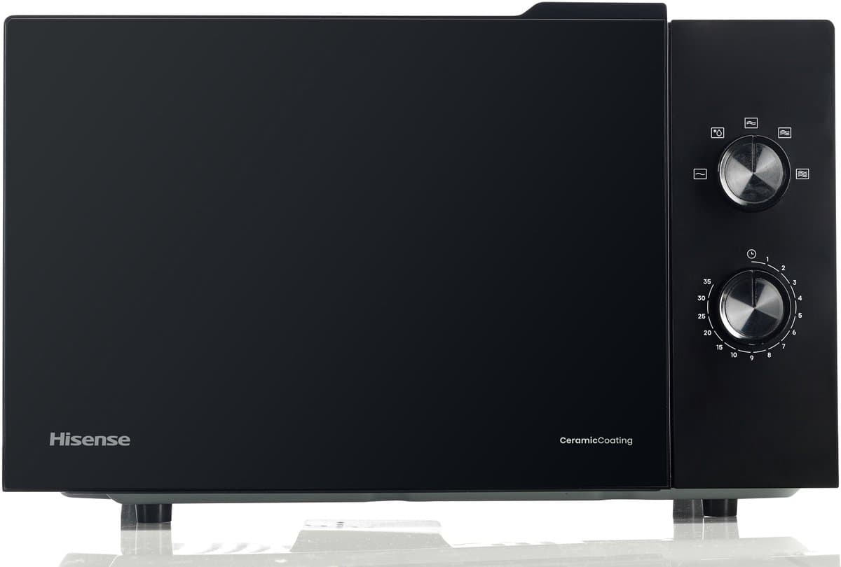 Hisense H23MOBP2H4 magnetron Zwart Solo-magnetron Aanrecht 23 l 800 W — afbeelding 1