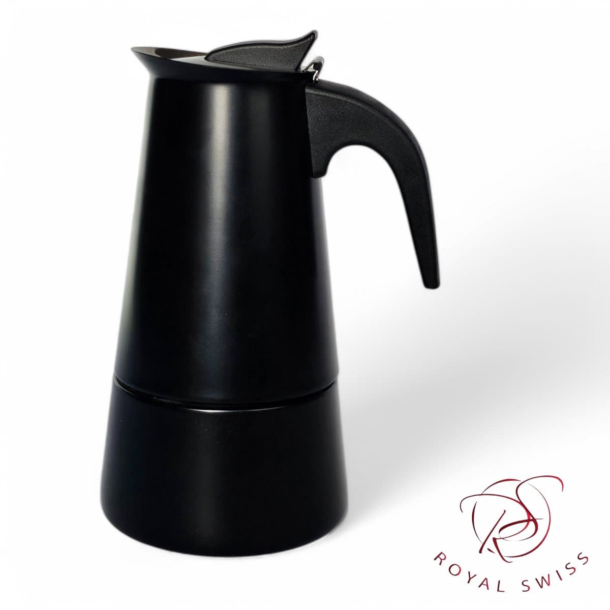 Royal Swiss® Percolator voor 9 koffiekopjes - Koffie Machine - Inductie - Roestvrijstaal - 9 Kops - Hoge kwaliteit espressomaker — afbeelding 1