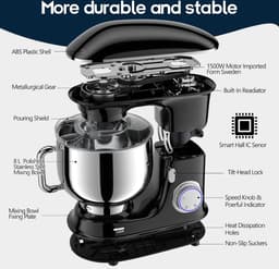 Mixer Met Mengkom - Mixer - Keuken Mixer - Keuken - Keukenrobot — thumbnail 3