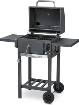 Houtskool Grill met Hoes Berdsen BD-892 Zwart — thumbnail 2