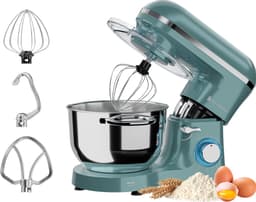 KitchenBrothers 2000W Keukenmachine - Keukenrobot - 6,2L - Mixer met Mengkom - Keukenmixer - BPA-vrij - Pastel Groen — thumbnail 1