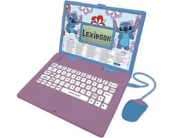 Stitch Tweetalige educatieve laptop met 124 activiteiten (EN/PT)