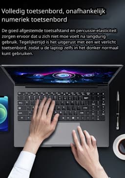 Elementkey PixelPro - Metalen Ultrabook 15.6 Inch Laptop - i9-12900H - MX550 GPU - 32GB Ram - 1 TB SSD - Vingerafdrukscanner - Grijs — thumbnail 3