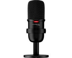 HyperX SoloCast – USB Gaming Microfoon voor Streamen – Hi-Res Geluidskwaliteit – Tap-to-Mute – Geschikt voor TeamSpeak & Discord - PC, PS4, PS5, Mac.