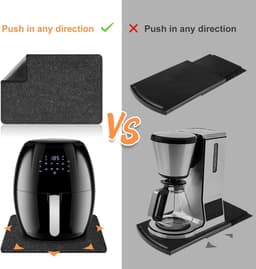 2 Stuks Hittebestendige mat voor Airfryer, hittebestendige mat voor aanrechtbladbeschermers, koffiezetapparaatmat-Ovenbeschermingsmat 44*30CM — thumbnail 4