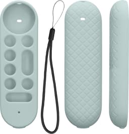 kwmobile hoes geschikt voor Google TV Streamer 4K - Siliconen anti-slip hoes voor afstandsbediening in pastelgroen — thumbnail 2