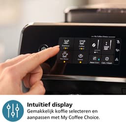 Philips 2200 Series - Espressomachine - 2 Soorten Koffie & Heet water - Melkopschuimer voor Cappuccino - Keramische molen - Volautomatisch - Zwart - Koffiemachine met bonen - EP2220/10 — thumbnail 8