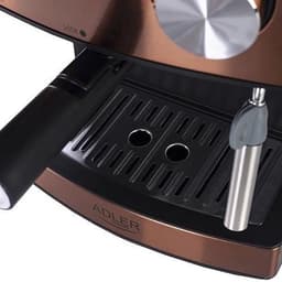 Adler - Espressomachine - Koffiemachine - 15 bar, 850W, melkopschuimer, AD4404cr — thumbnail 2
