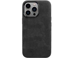 BUGOLINI Itachi - Magnetische Alcantara Hoes Geschikt voor iPhone 16 Pro MAX - Achterkant hoes - 9002 Alcantara Italië