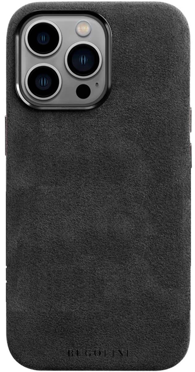 BUGOLINI Itachi - Magnetische Alcantara Hoes Geschikt voor iPhone 16 Pro MAX - Achterkant hoes - 9002 Alcantara Italië — afbeelding 1