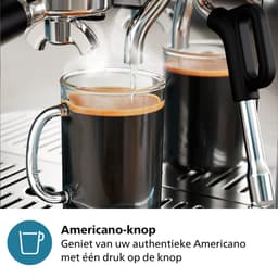 Philips Barista Brew - Halfautomatische espressomachine PSA3218/10 - RVS - Metaal / Zwart — thumbnail 4
