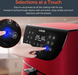 Cosori-CP158 AFRXR-Heteluchtfriteuse-5.5Liter-Rood — thumbnail 10