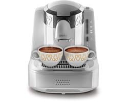 Arzum OKKA Turks Koffiezetapparaat OK002-0200 | Wit/Chroom - 2 kopjes - Aanpasbare temperatuur - Volautomatisch - 710W
