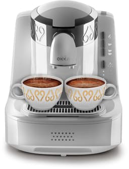 Arzum OKKA Turks Koffiezetapparaat OK002-0200 | Wit/Chroom - 2 kopjes - Aanpasbare temperatuur - Volautomatisch - 710W — thumbnail 1