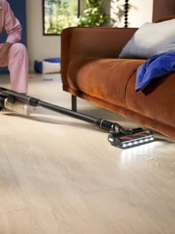Philips Steelstofzuiger met Dweilfunctie XC7057/01 - Zuigmond met LED verlichting - Draadloos - Zonder Zak - Handstofzuigerfunctie - Alle Vloertypen - Lichtgewicht — thumbnail 4