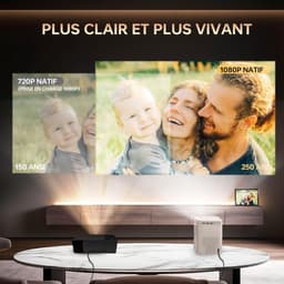 Equivera Mini Beamer - Draagbare Beamer - Beamer - Mini Beamer Projector - Projector - Mini Projector — thumbnail 4