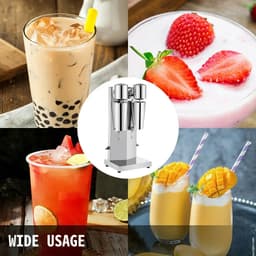 Carlovo Milkshake Machine - Milkshake Maker - Blender - Smoothie Maker - RVS - Smoothie - Dubbele Beker - Milkshake - 800ml - 180W — thumbnail 4