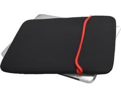 *** Universele Soft Sleeve Hoes ( 36 - 26cm ) - Bescherm je 14inch laptop/tablet met gemak - in Zwart/Black - van Heble® ***