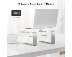 Laptopstandaard, Antislip - Laptophouder, Ergonomische Laptopverhoger — afbeelding 1