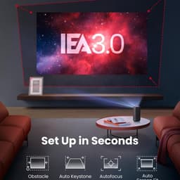 Equivera Mini Beamer - Draagbare Beamer - Beamer - Mini Beamer Projector - Projector - Mini Projector — thumbnail 2