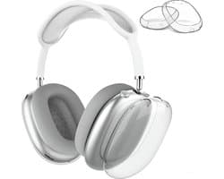 Beschermhoes voor AirPods Max Hoofdtelefoons van MMOBIEL – Transparant Zacht TPU Oorschelpen Beschermhoes – Anti-Kras Beschermende Cover - Transparant
