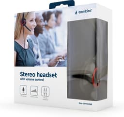 Headset zwart-rood — thumbnail 2