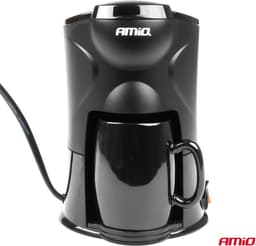 AMiO Koffiezetapparaat Auto Koffiezetter met Mok (24v/250w) Zwart met Autostekker Sigarettenaanstekerplug — thumbnail 4