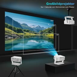 Equivera Mini Beamer - Draagbare Beamer - Beamer - Mini Beamer Projector - Projector - Mini Projector — thumbnail 5