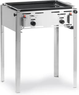 HENDI Grill-Master Maxi – Krachtige barbecue – 11,6kW – 650x540x840 mm – Inclusief gasslang en drukregelaar — thumbnail 4