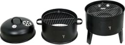 LUND Smoker Verticale Rookoven 80 cm Smoker Barbecue met Dubbele Kamer, Thermometer & Luchtregeling — thumbnail 5