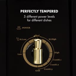Klarstein Magnetron Victoria 20 inbouw retro, 20 L, 800 W Mikrowellen /1000 W grillvermogen, 3 Kombi functies, rvs, . Einbaurahmen, zwart - voor Keuken - Microwave - Combimagnetron - Microgolfoven — thumbnail 14