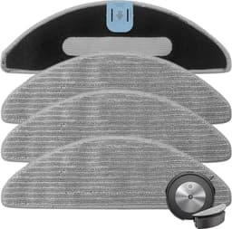 Wasbare Natte Dweilpads geschikt voor de iRobot Roomba Combo i5+, Combo i8+ en Combo j5+ (4 Stuks) — thumbnail 4
