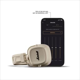 Marshall Major V - On-ear Bluetooth koptelefoon - Beige — thumbnail 4