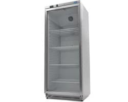 Koelkast - 600 L - Rvs - met Glazen Deur