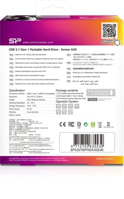 Silicon Power Armor A30 - Externe harde schijf - 2 TB — thumbnail 4