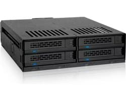 Icy Dock MB324SP-B disk array Desktop Zwart