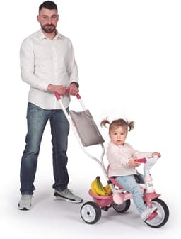 Driewieler voor Kinderen - Ergonomische Beweeglijkheid en Veiligheid - Roze - Vanaf 10 maanden — thumbnail 4