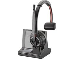 POLY Savi 8210 UC Headset Draadloos Handheld Kantoor/callcenter Bluetooth Zwart