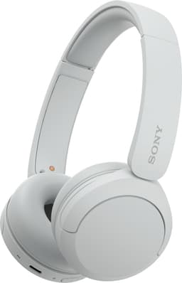 Sony WH-CH520 draadloze bluetooth-koptelefoon – tot 50 uur batterijduur met snellaadfunctie， on-ear stijl – wit — thumbnail 1