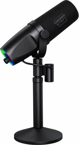 CHERRY XTRFY Ngale X - Microfoon - USB & XLR - Dynamisch - RGB - 2m Kabel - Zwart — thumbnail 3