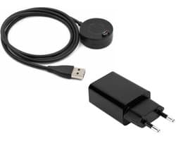 Strap-it USB oplader met adapter geschikt voor Garmin Vivoactive 3 / 4 / 4s / 5 / 6 / Venu / Venu SQ / Venu SQ 2 / Venu 2 / Venu 2s / Venu 2 Plus / Vivomove 3 / 3s / Style / Luxe / Forerunner 45 / 55 / 245 / 255 / 265 / 645 / 745 / 935 / 945 /955/965