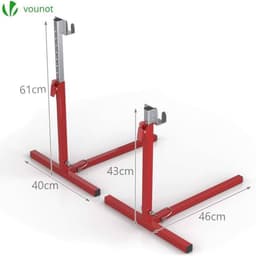 Hefset voor grasmaaiers - Hoogte verstelbaar 43-61cm, Maximaal 50kg — thumbnail 5